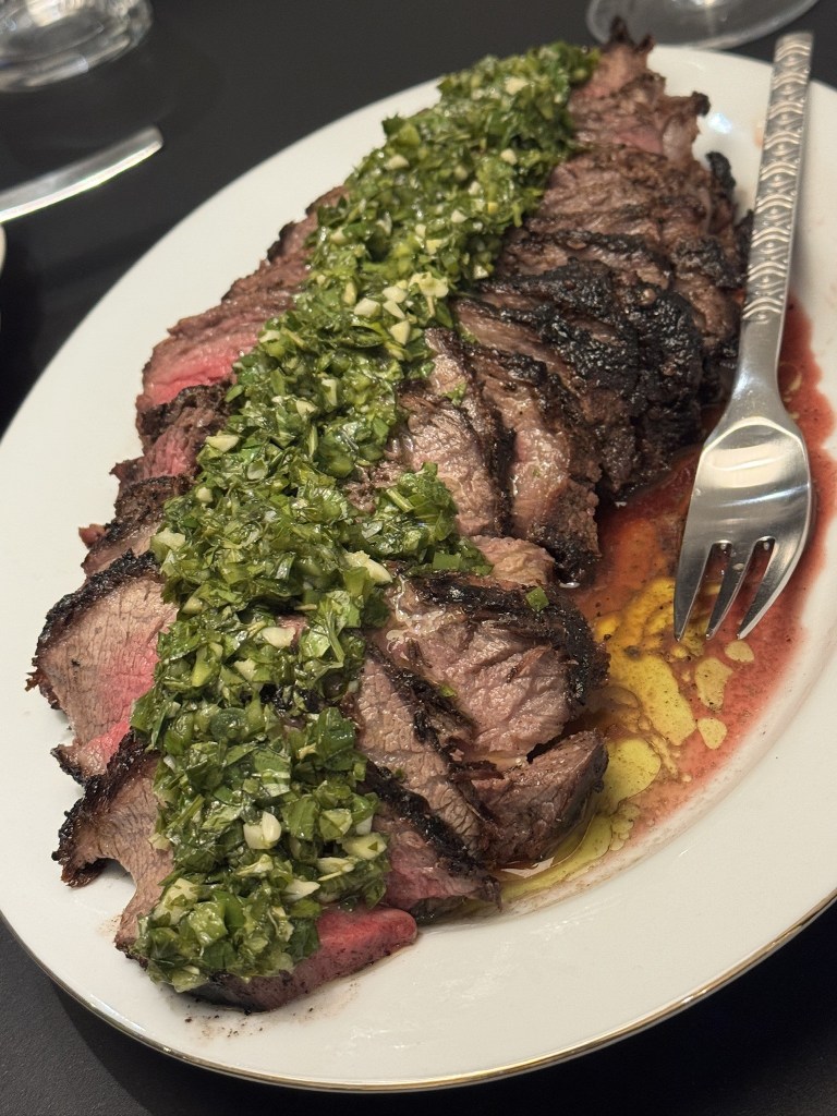 Steak with chimichurri