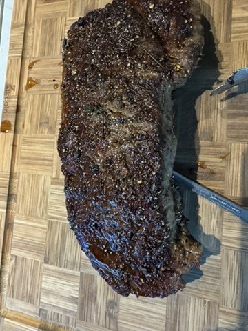 Seared steak
