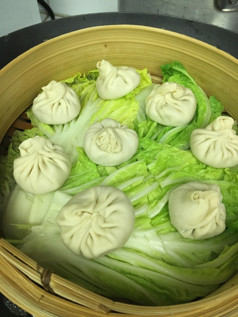 Homemade soup dumplings
