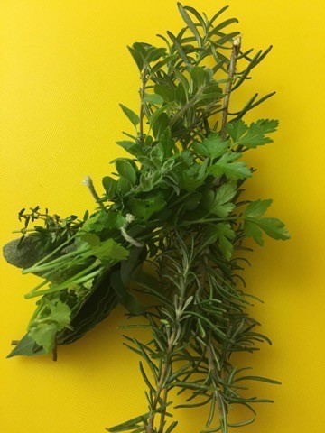 Fresh herb bundle