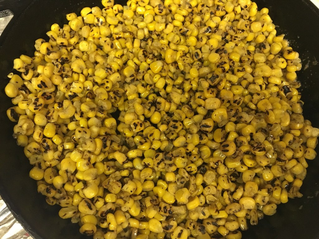 Charred corn