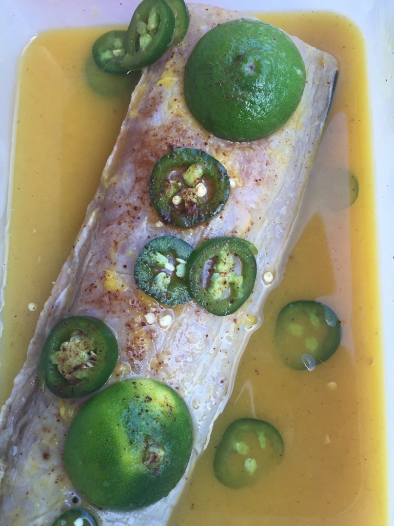 Fish in citrus marinade