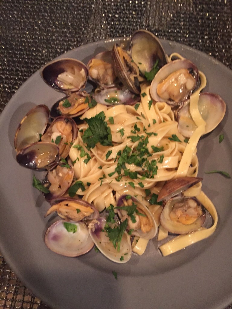 Tagliatelle with clams