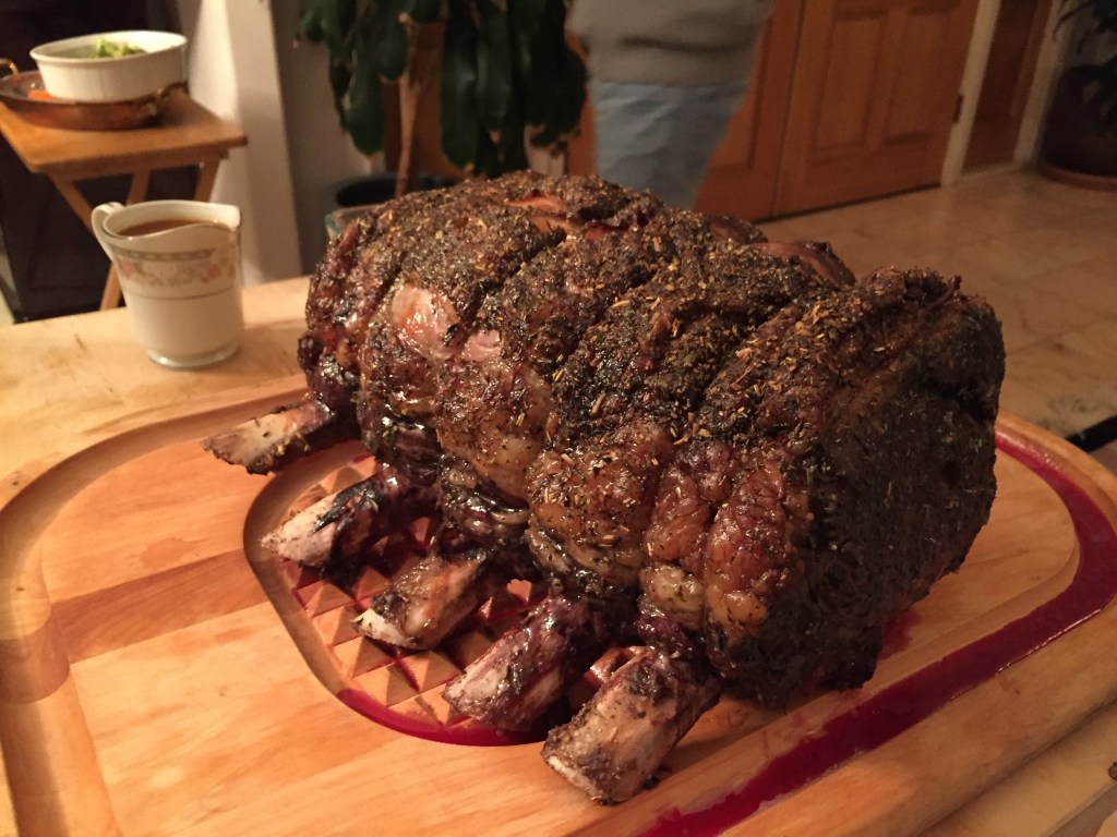 Standing rib roast