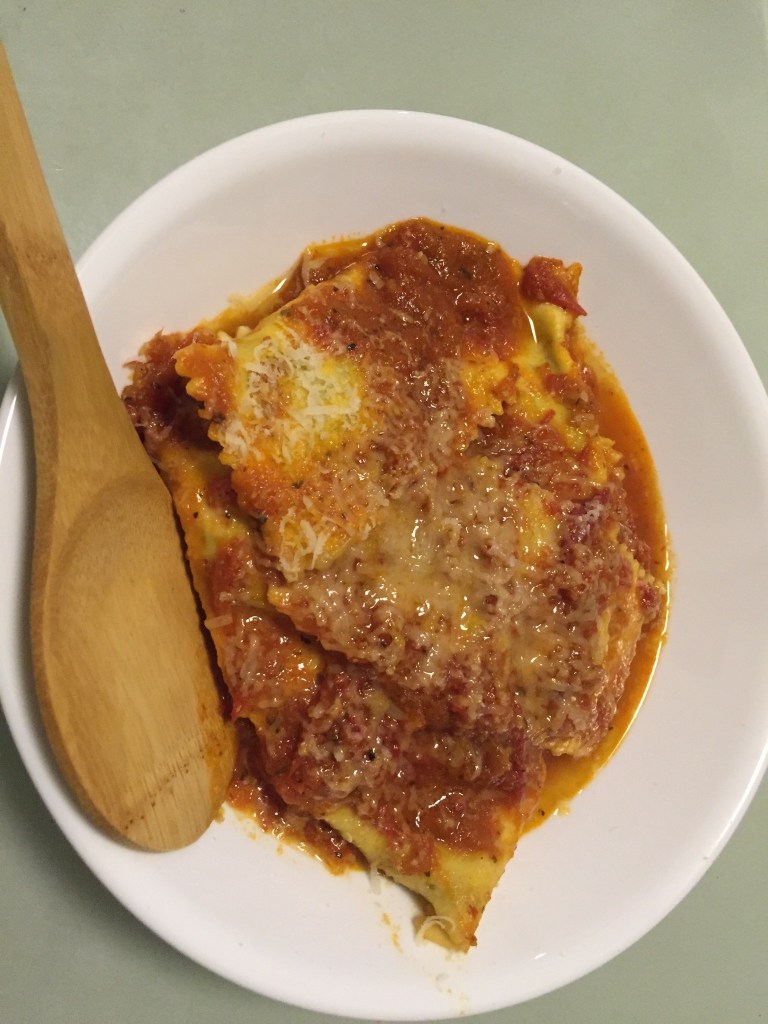 Ravioli in tomato sauce