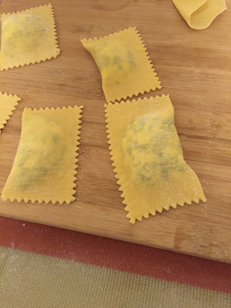 Handmade ravioli