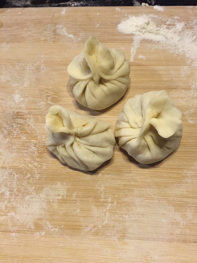 Pleated dumplings