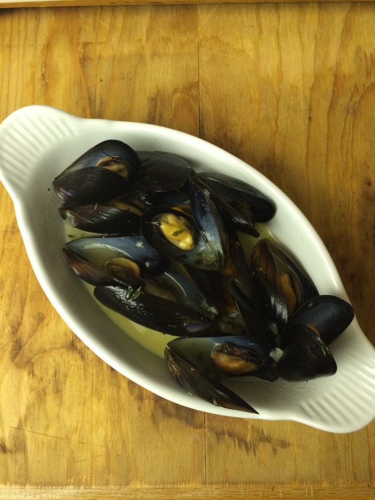 Mussels in white wine
