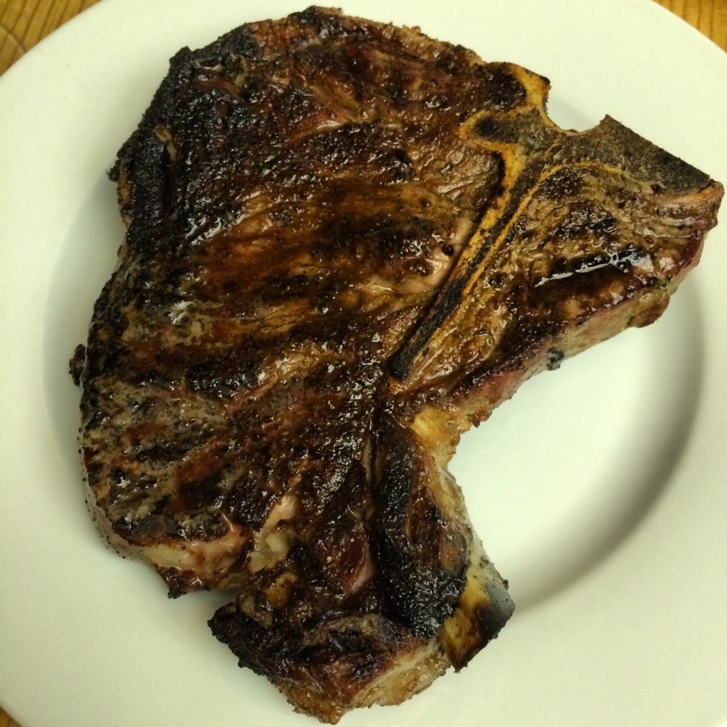Seared porterhouse