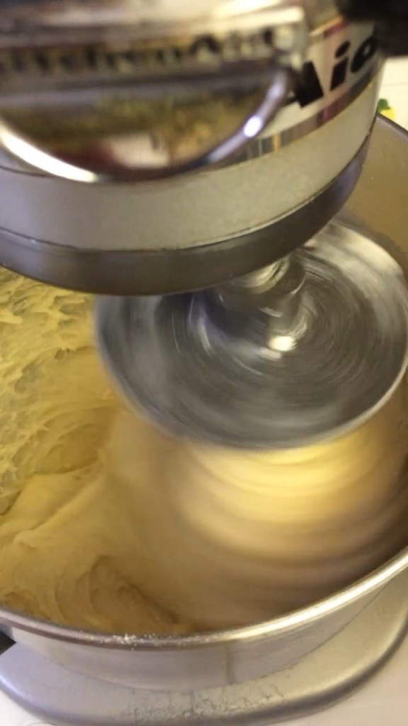 Mixing dough