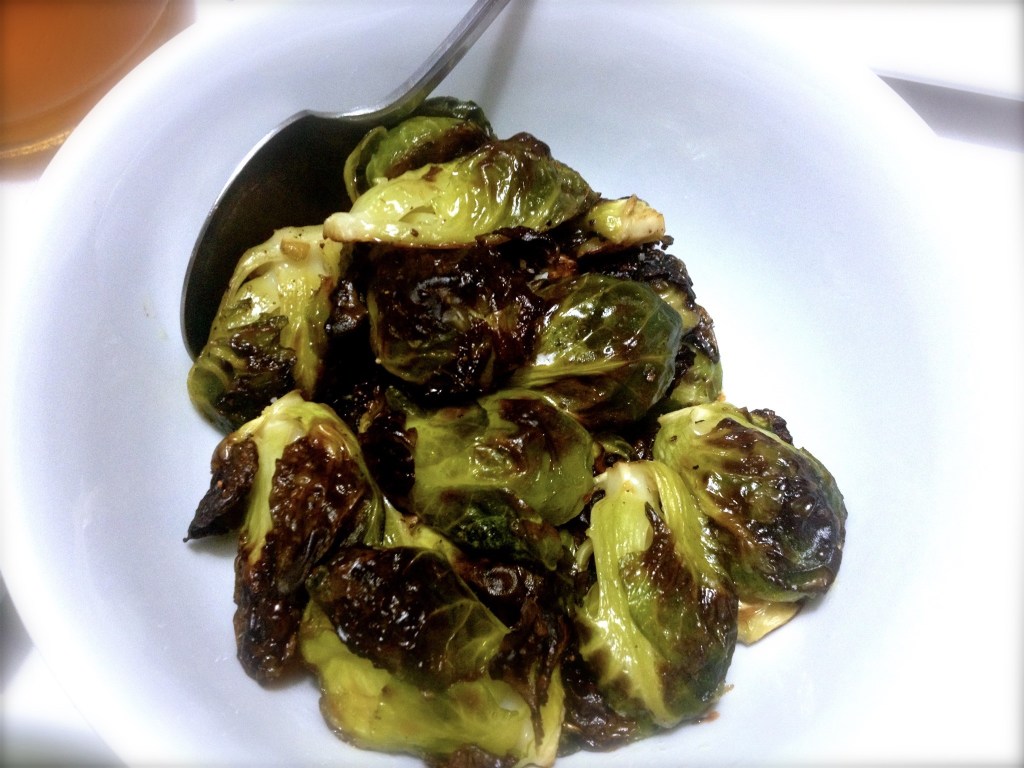 Roasted Brussels sprouts