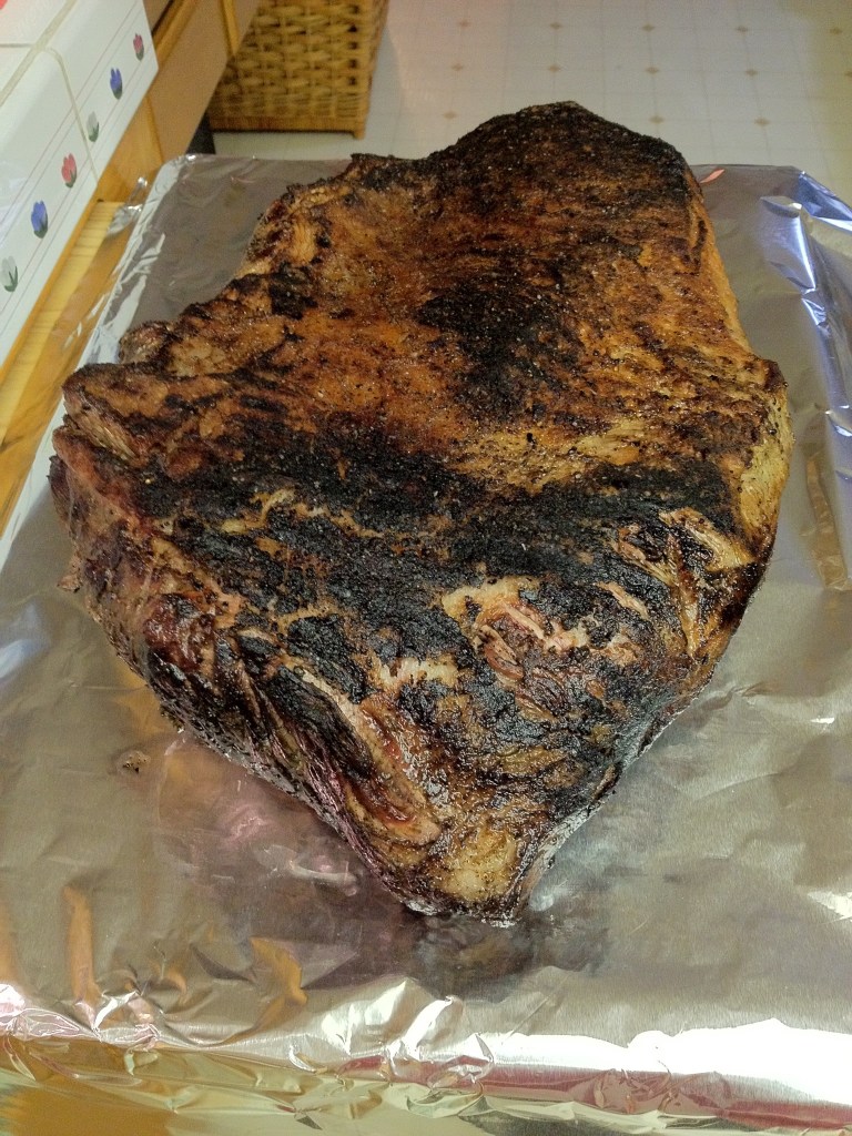 Smoked brisket bark