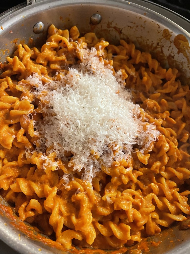 Pasta with parmesan