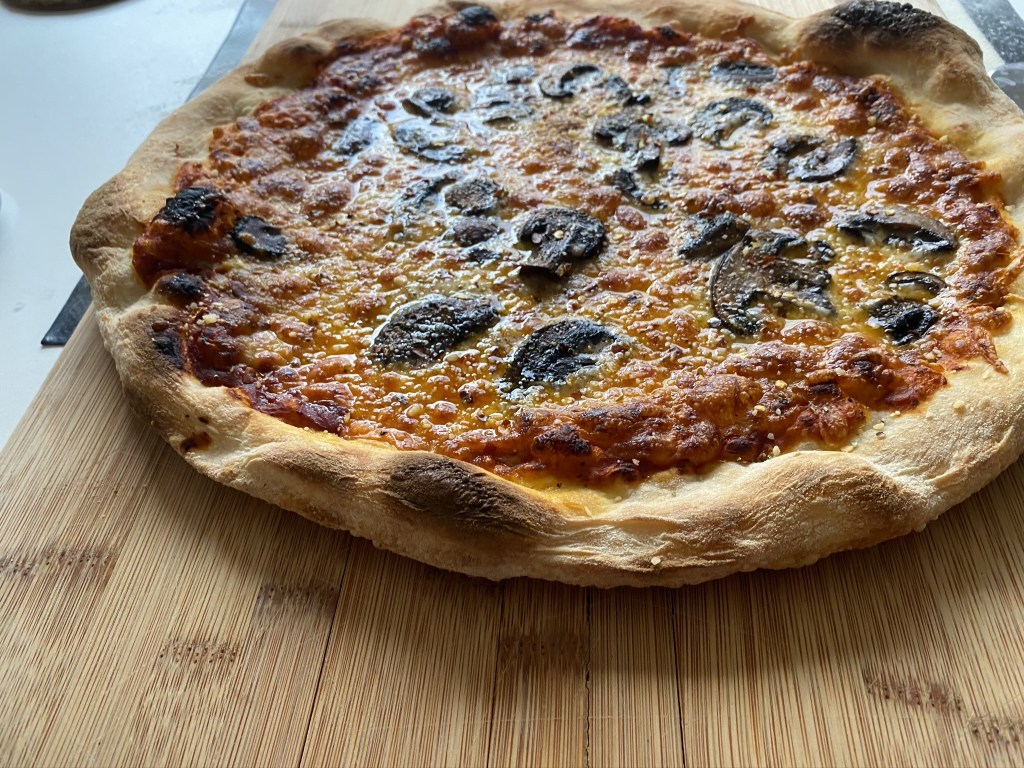 Mushroom pizza