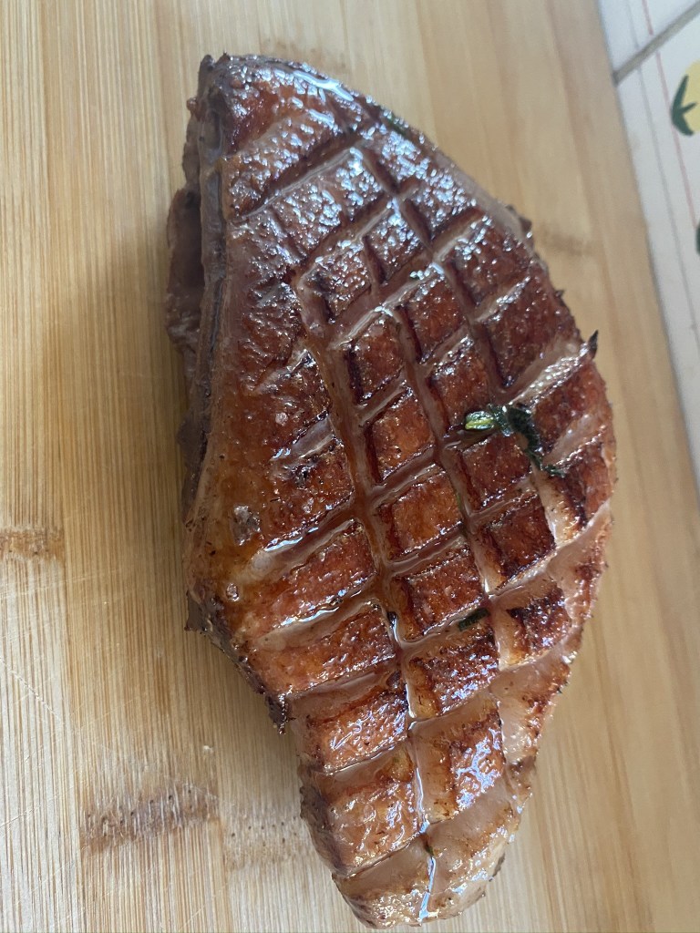 Crispy duck breast
