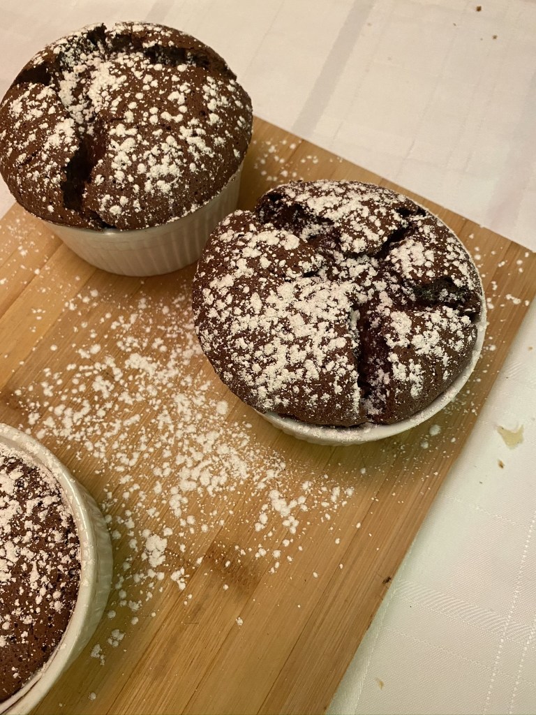 Chocolate soufflés