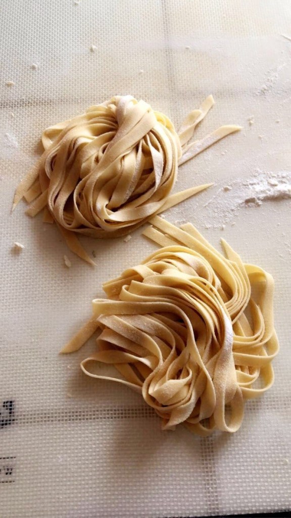 Fresh tagliatelle